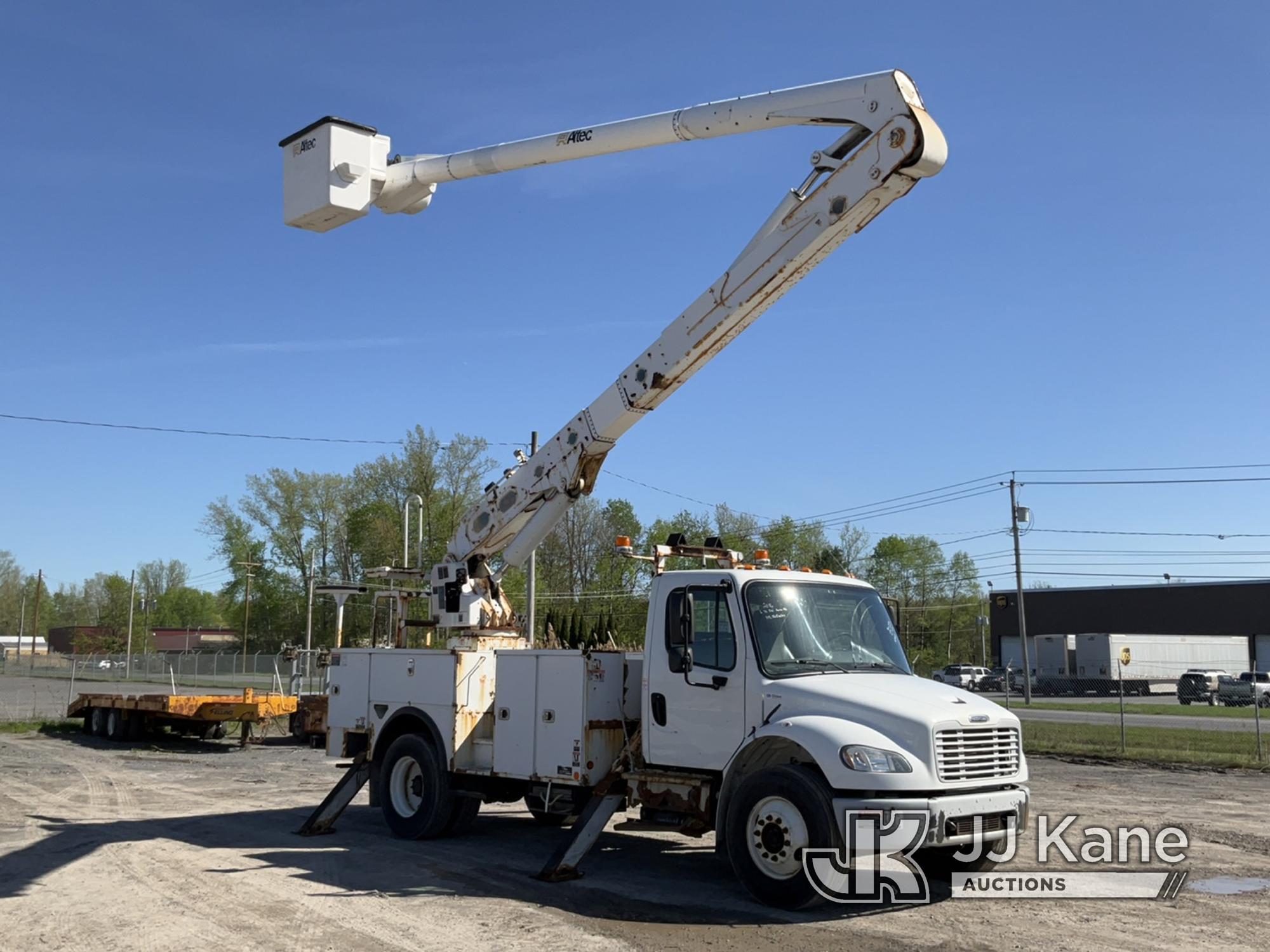 (Rome, NY) Altec AA55, Material Handling Bucket Truck rear mounted on 2016 Freightliner M2 106 Utili