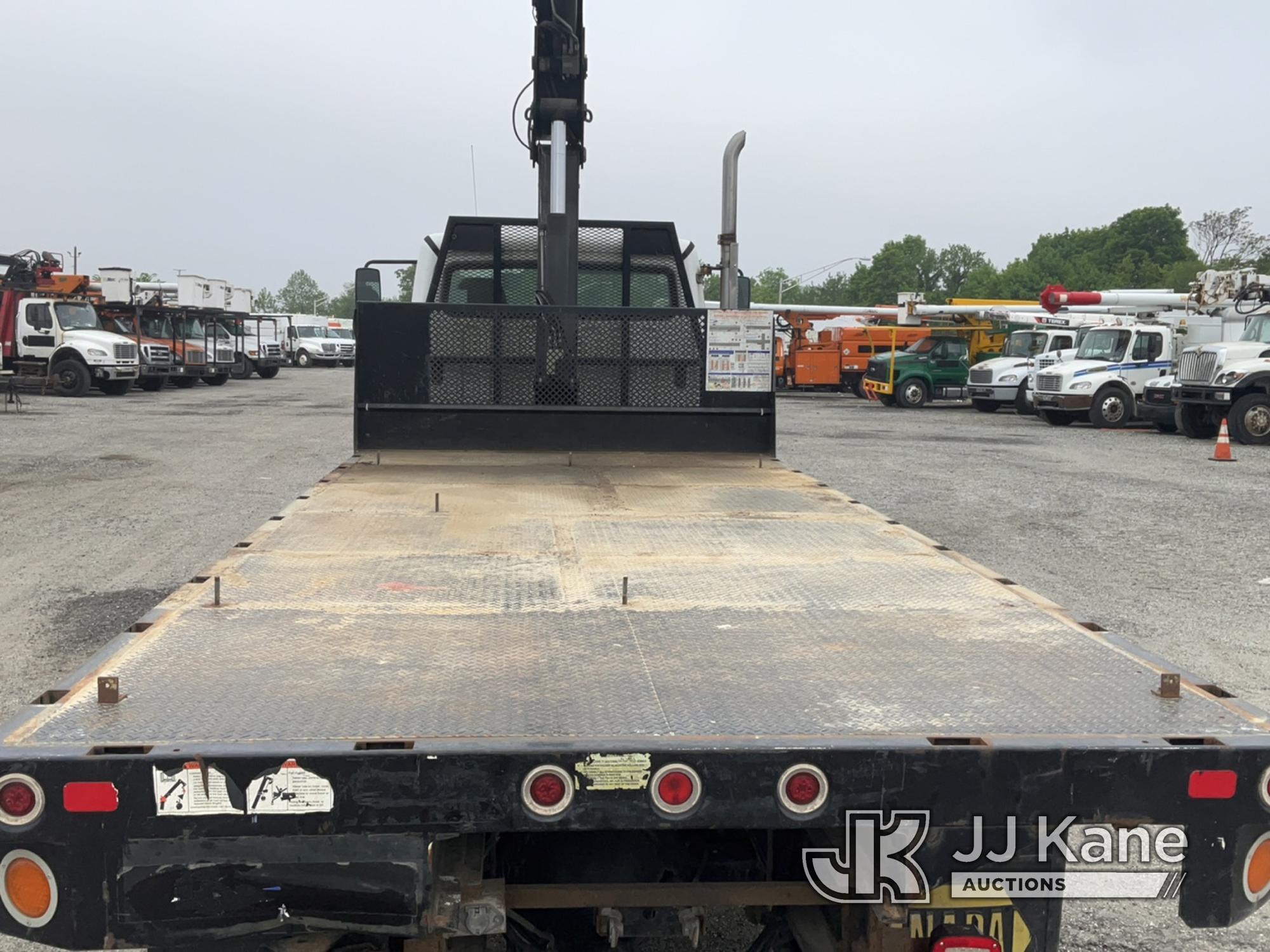 (Plymouth Meeting, PA) Hiab XS B-3 122, Knuckleboom Crane mounted behind cab on 2014 Freightliner M2