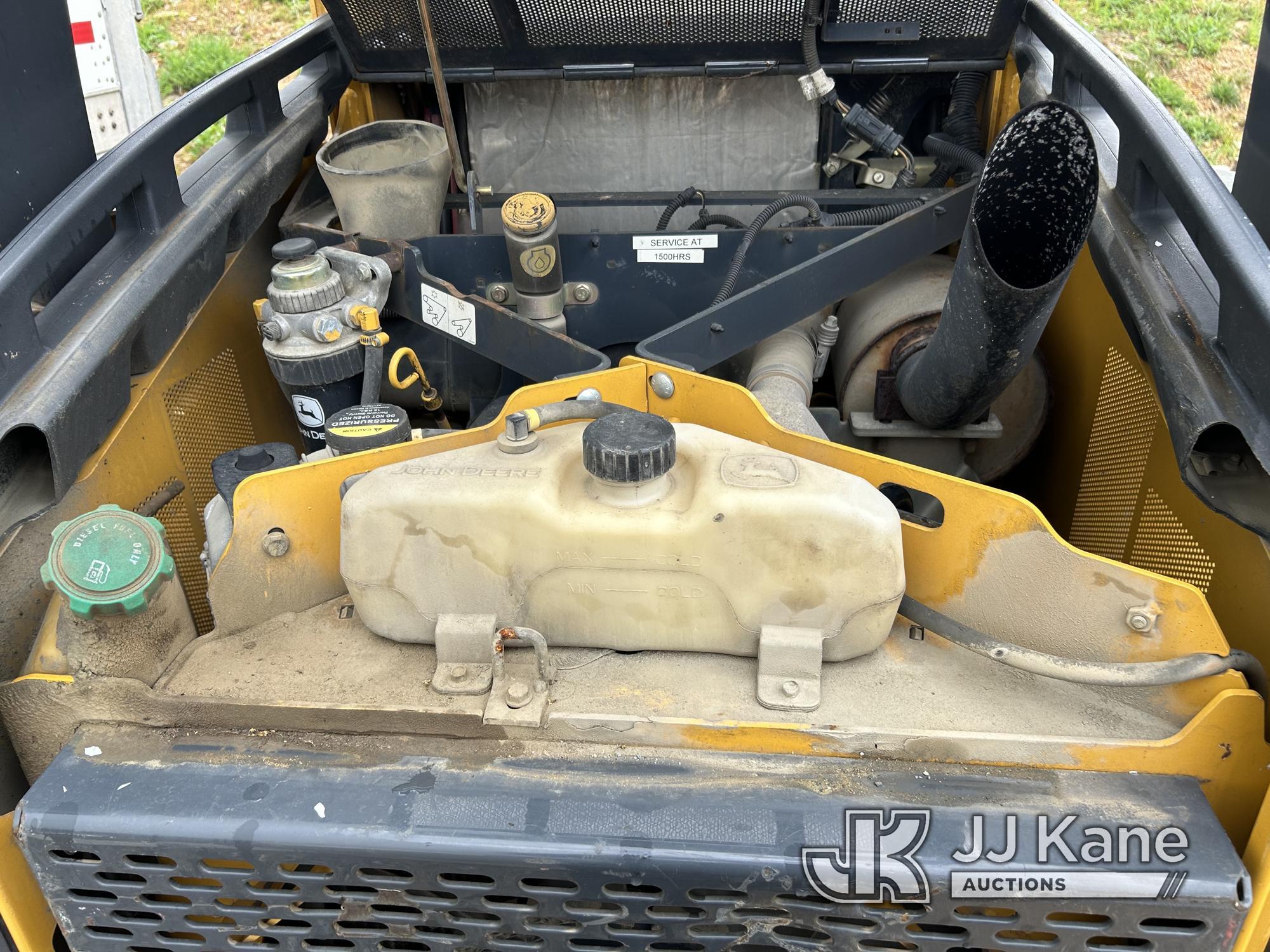 (Hagerstown, MD) 2012 John Deere 320D Skid Steer Loader Not Running, Condition Unknown, Engine Damag