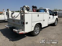 (Plymouth Meeting, PA) 2014 Ford F350 Service Truck Runs & Moves, Check Engine Light On, Body & Rust