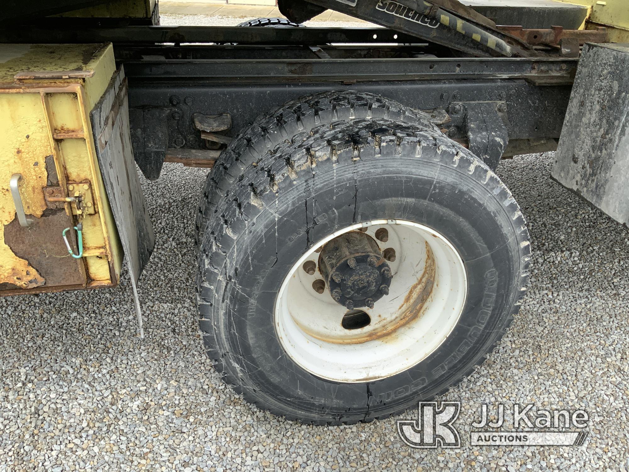 (Fort Wayne, IN) 2013 Freightliner M2 106 Chipper Dump Truck Runs, Moves & Operates) (Check Engine L