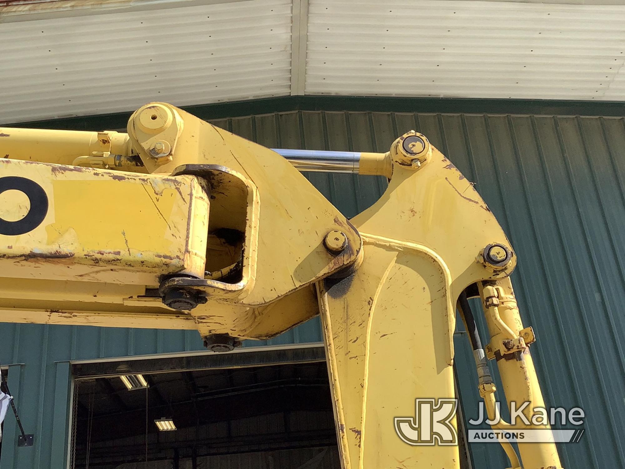 (Harmans, MD) Kobelco SK70SR-1E Mini Hydraulic Excavator Runs, Moves & Operates, Rust Damage