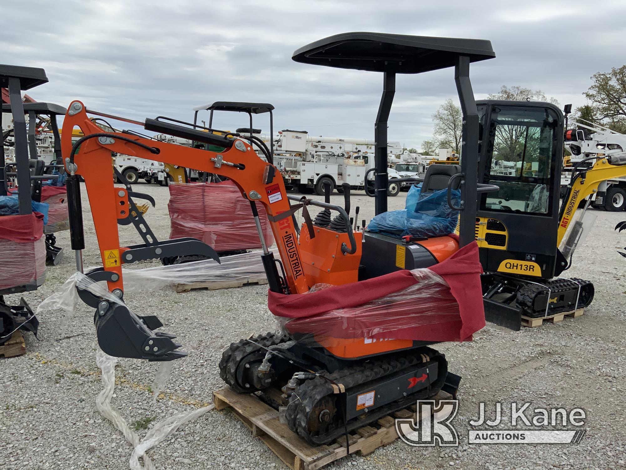 (Fort Wayne, IN) 2024 AGT LH12R Mini Hydraulic Excavator New) (Condition Unknown