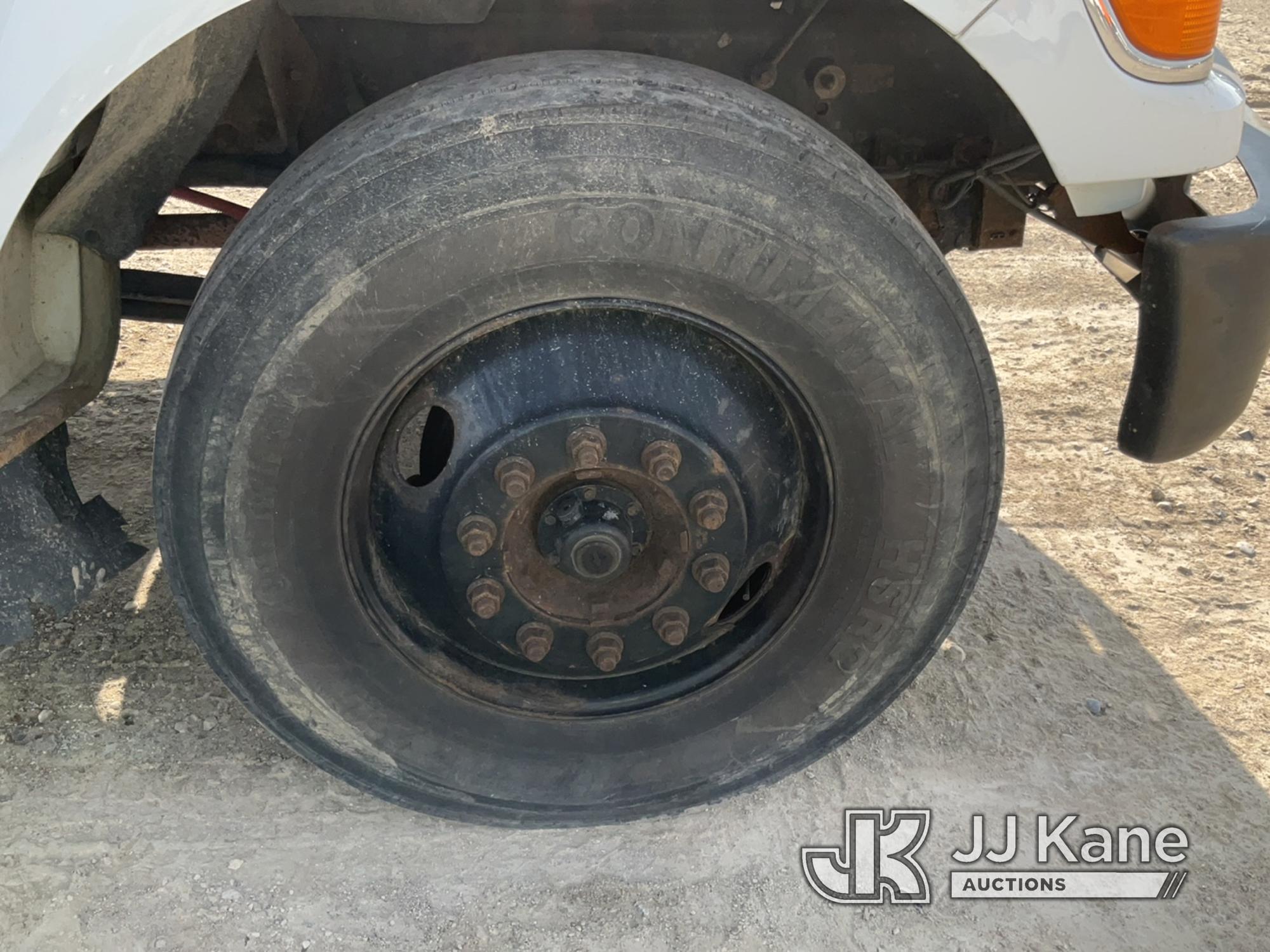 (Charlotte, MI) 2013 Ford F650 Chipper Dump Truck Runs, Moves, Jump To Start, PTO Engages, Dump Bed