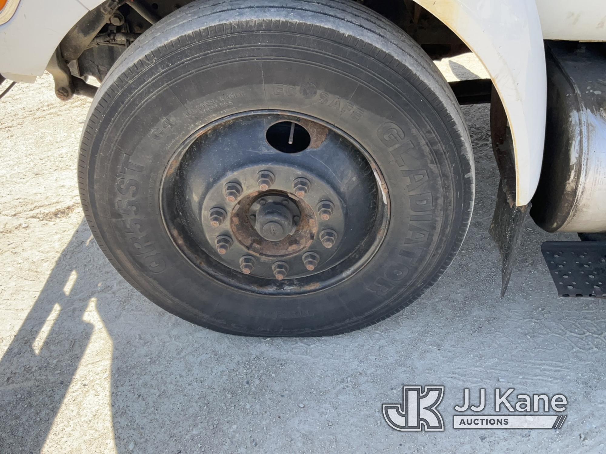 (Charlotte, MI) Altec LR756, Over-Center Bucket Truck mounted behind cab on 2013 Ford F750 Chipper D