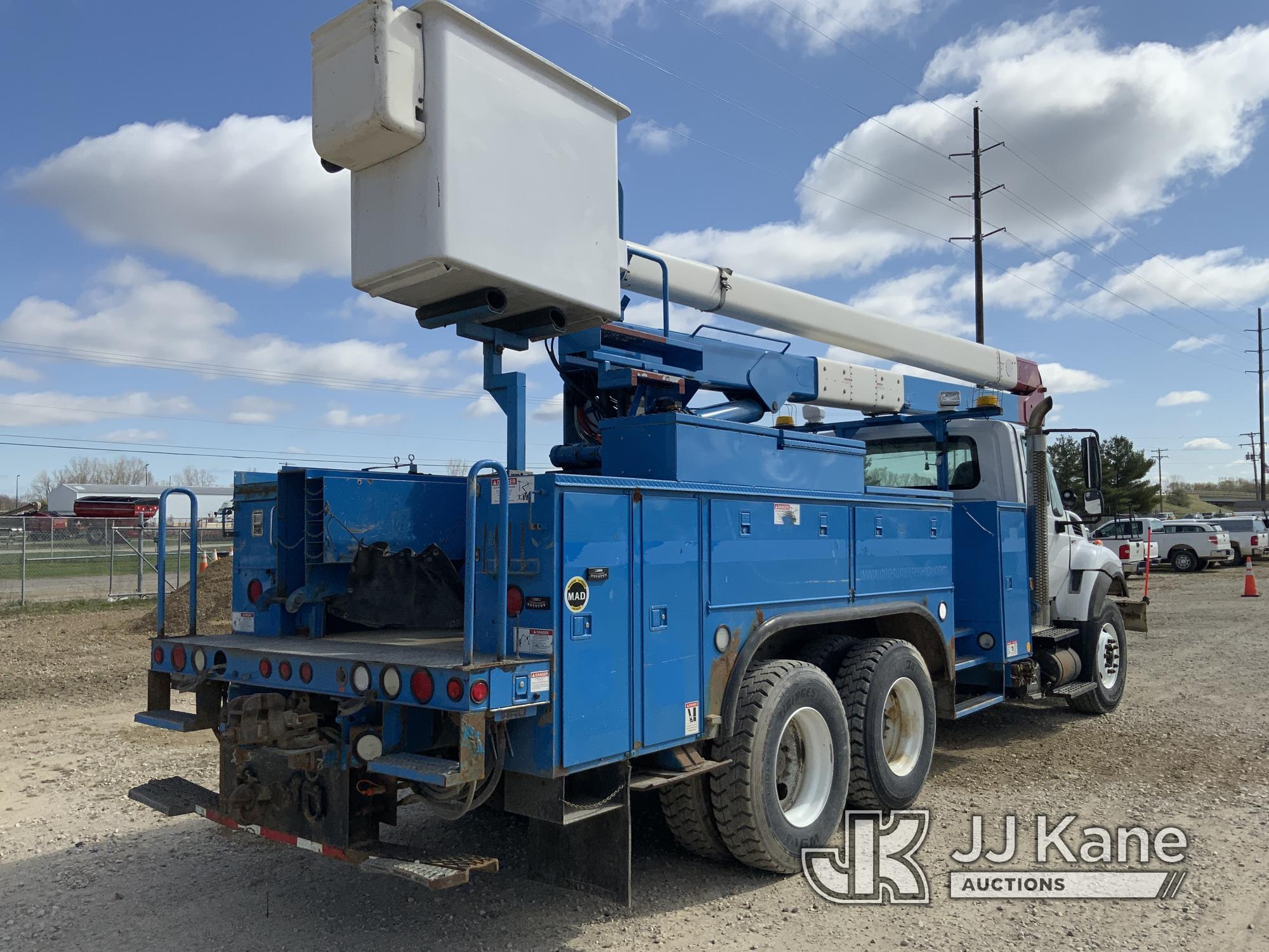 (Charlotte, MI) HiRanger 5FC-55, Bucket Truck rear mounted on 2010 International Workstar 7400 T/A U