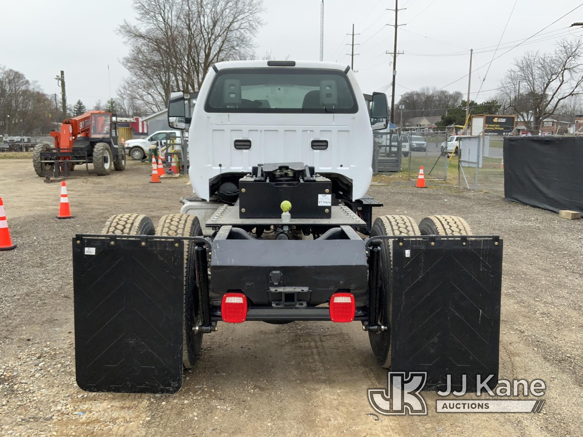 (Charlotte, MI) 2017 Ford F650 Cab & Chassis Runs, Moves, ABS Light, Engine Light, Smoky Exhaust, Br