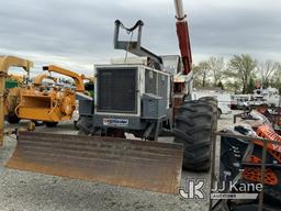 (Fort Wayne, IN) Kershaw SkyTrim 75X Articulating Rubber Tired Log Skidder Runs, Moves & Operates) (