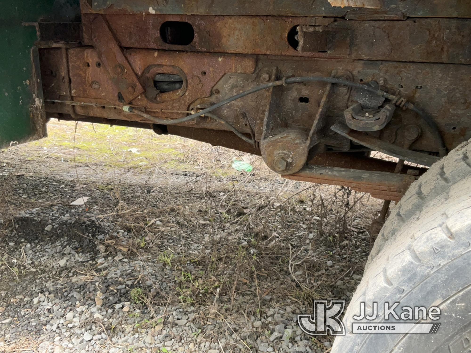 (Rome, NY) 2007 Ford F550 4x4 Flatbed Truck Not Running, Condition Unknown, Cranks, Body & Rust Dama