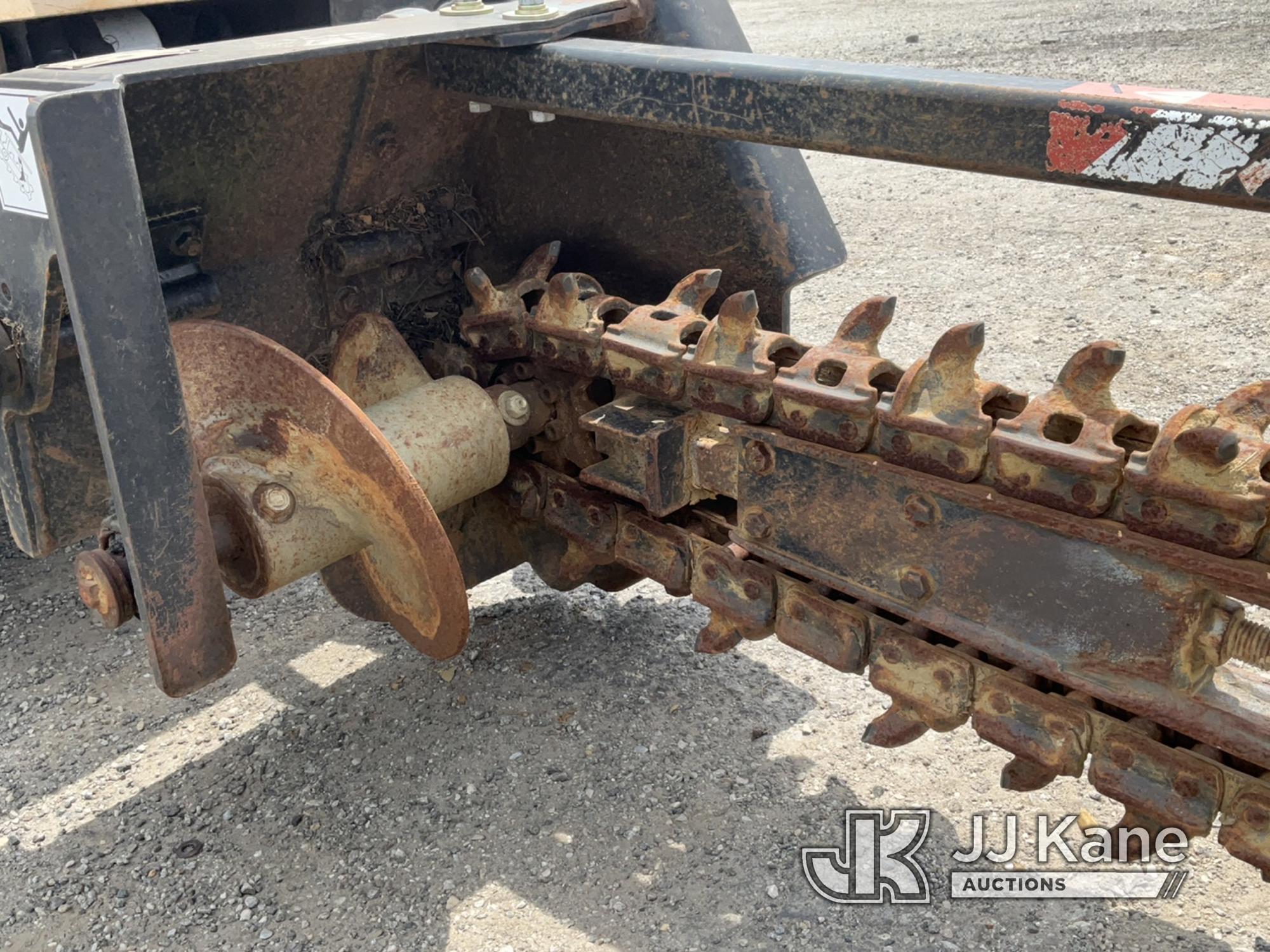 (Plymouth Meeting, PA) 2006 Ditch Witch 410SX Rubber Tired Vibratory Cable Plow/Trencher Runs, Moves