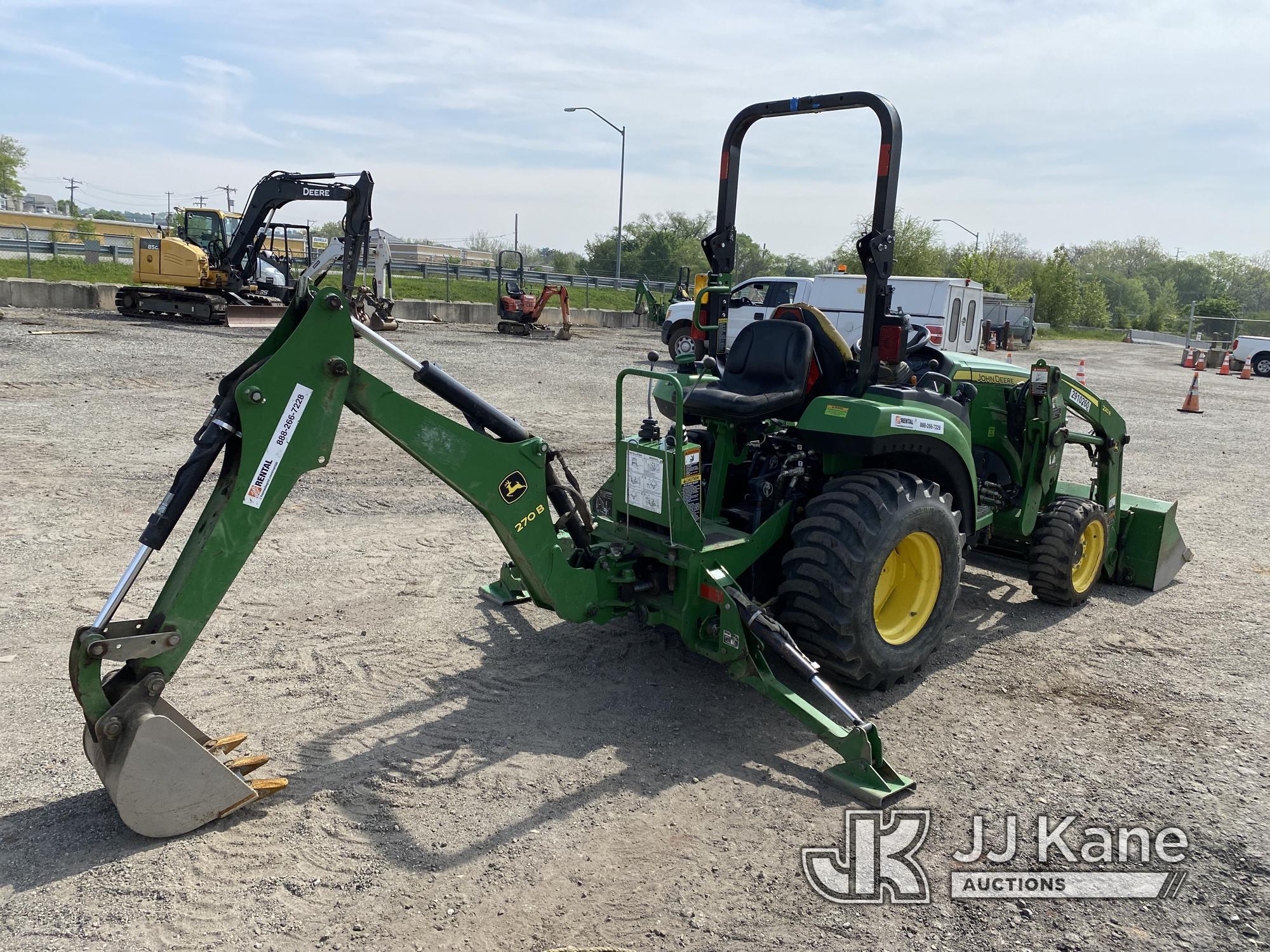 (Plymouth Meeting, PA) 2020 John Deere 2032 4x4 Mini Tractor Loader Backhoe Runs & Operates