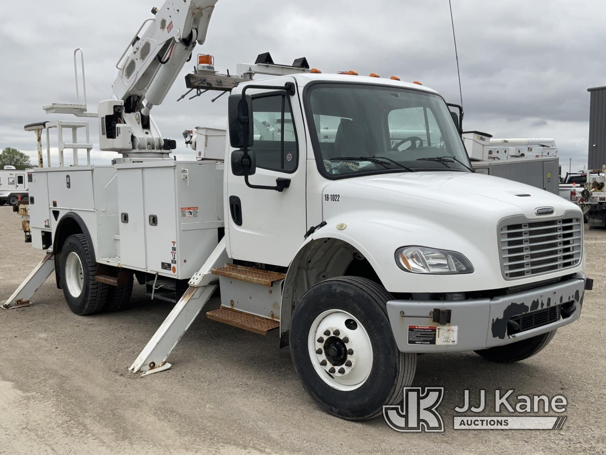 (Pataskala, OH) Altec AA55, Material Handling Bucket rear mounted on 2019 Freightliner M2 Utility Tr