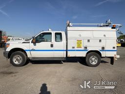 (Plymouth Meeting, PA) 2013 Ford F350 4x4 Extended-Cab Enclosed Service Truck Runs & Moves, Body & R