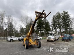 (Victor, NY) JCB 508-40 Rough Terrain Hydraulic Telescopic Forklift Runs, Moves & Operates) (Rust Da