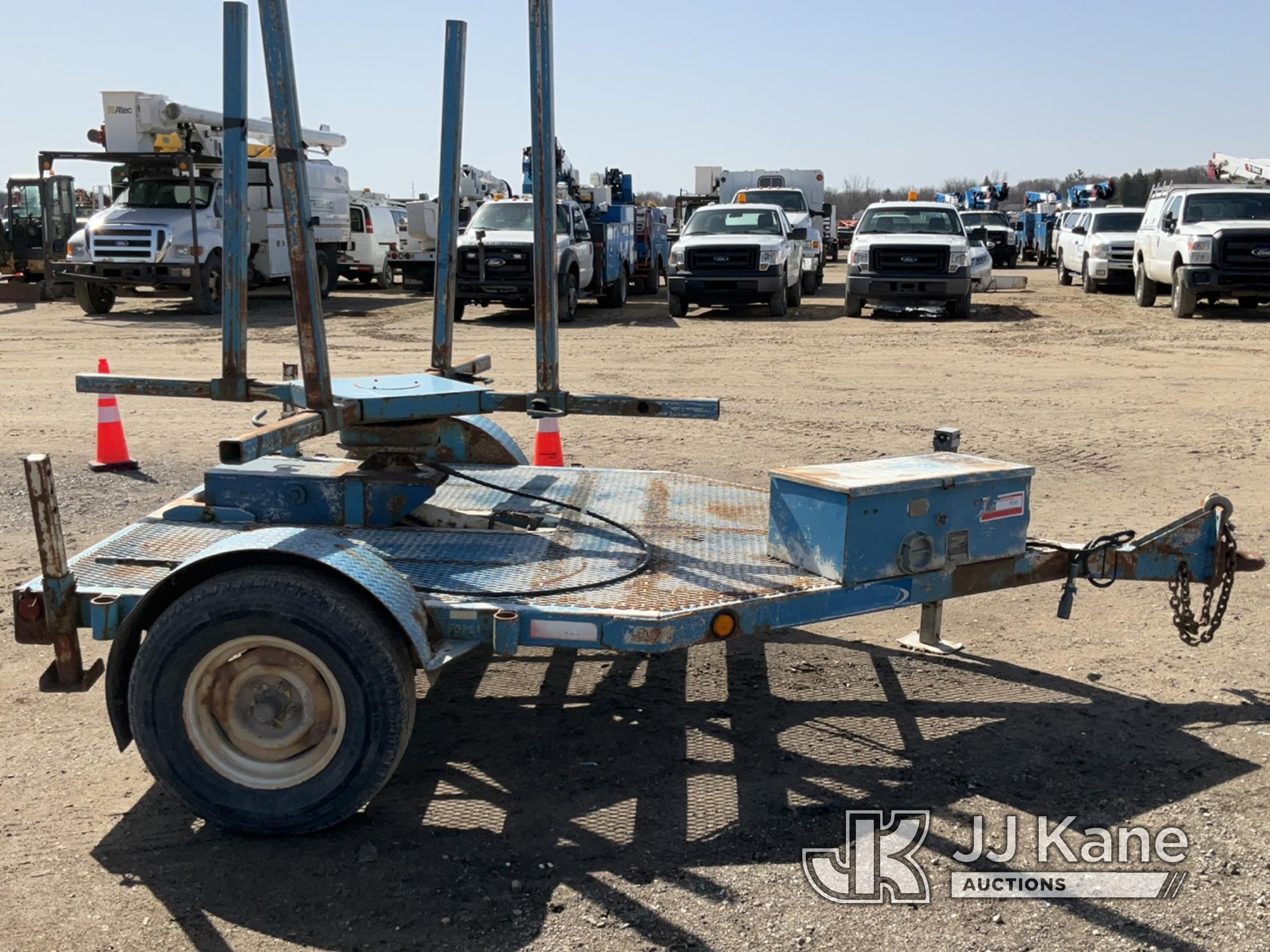 (Charlotte, MI) 1999 Butler BCP3500 Coil Pipe Trailer Operates