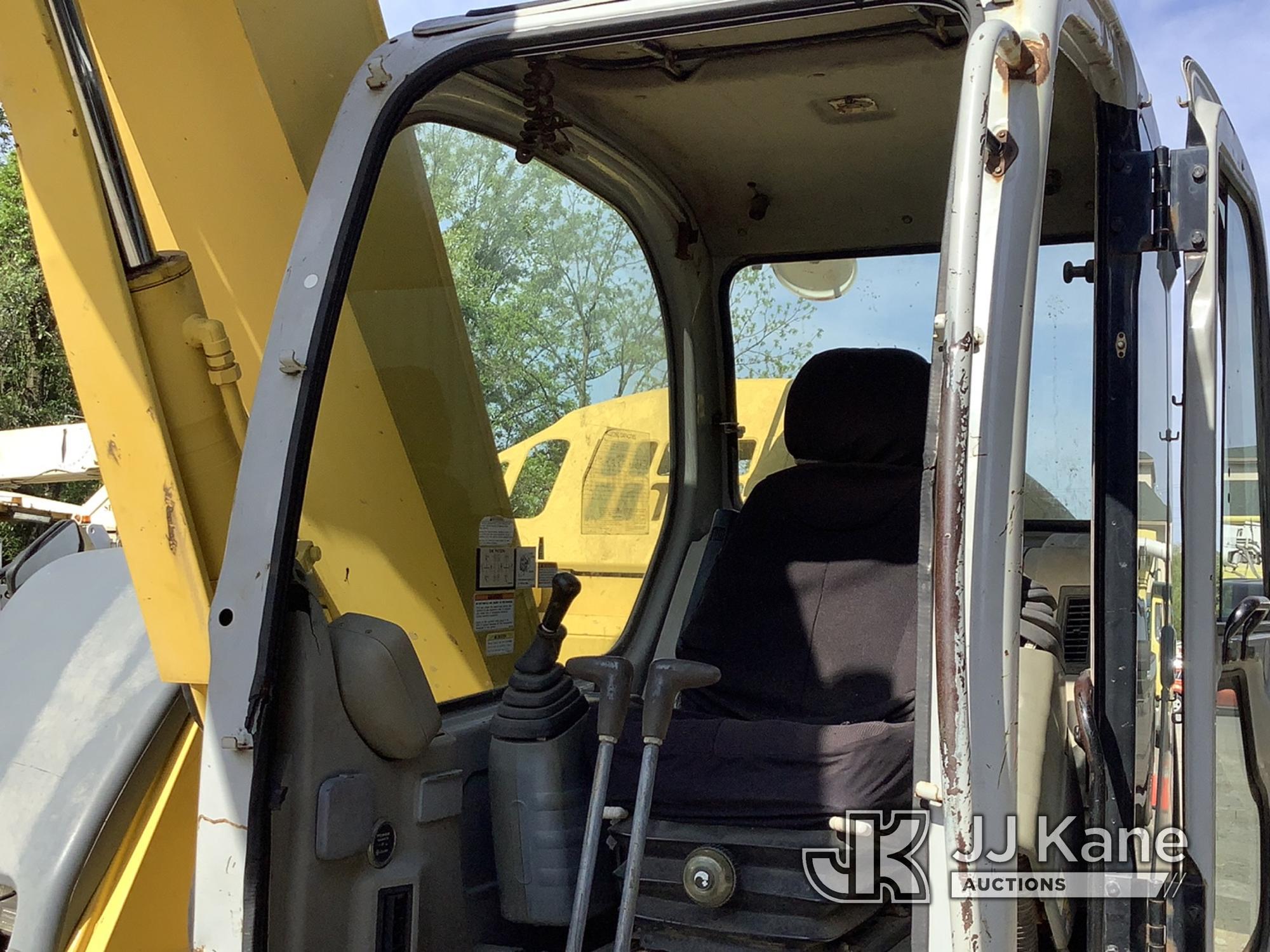 (Harmans, MD) Kobelco SK70SR-1E Mini Hydraulic Excavator Runs, Moves & Operates, Rust Damage