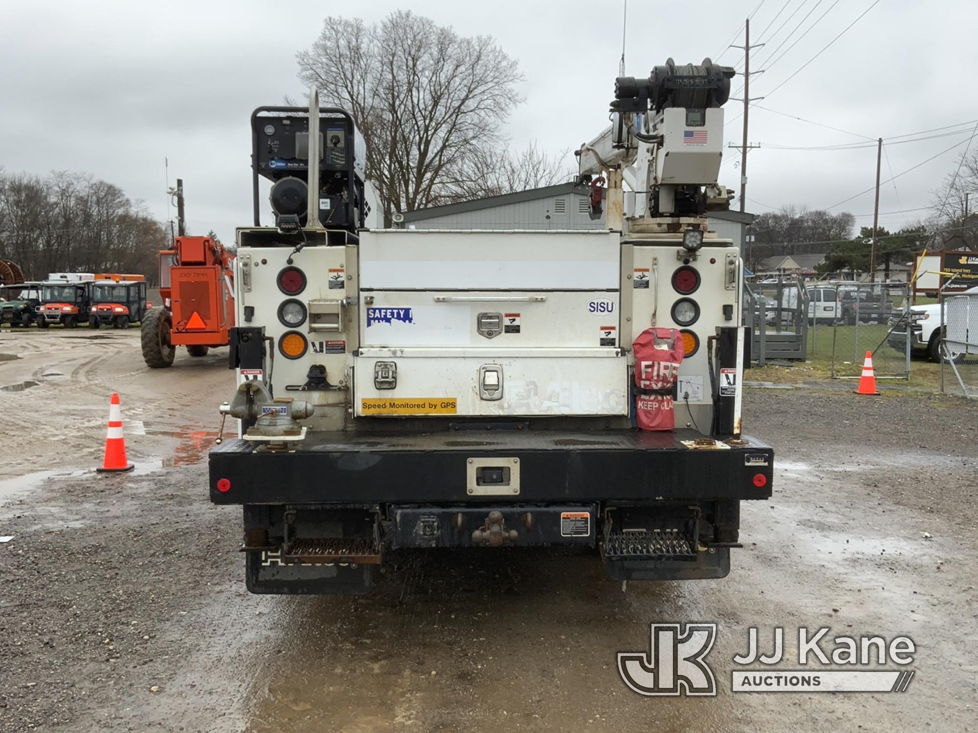 (Charlotte, MI) 2019 Ford F550 4x4 Mechanics Service Truck Runs, Moves, Crane Operates, Generator Co