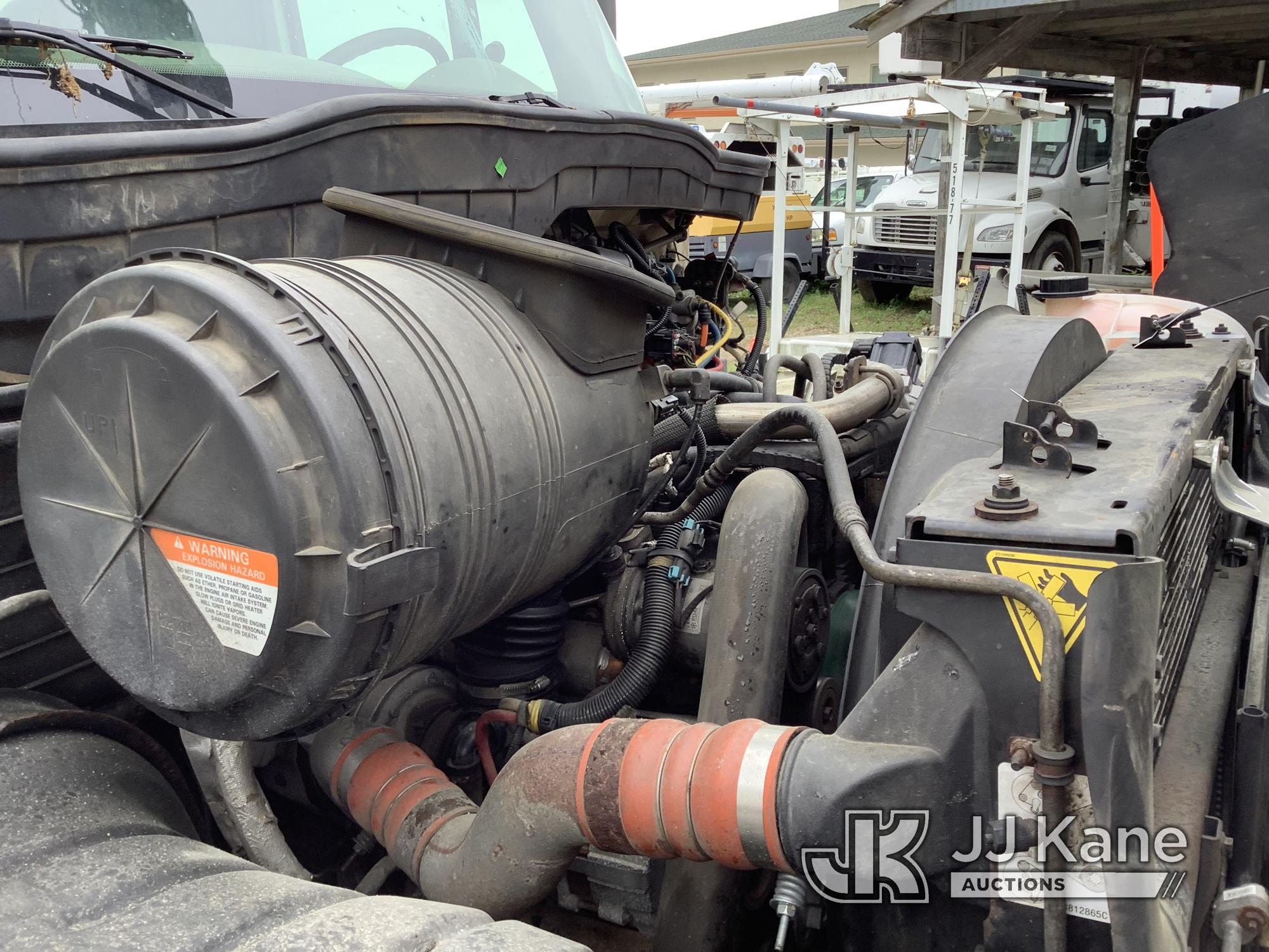 (Harmans, MD) Terex/Telelect Commander C4045, Digger Derrick rear mounted on 2011 International 4400