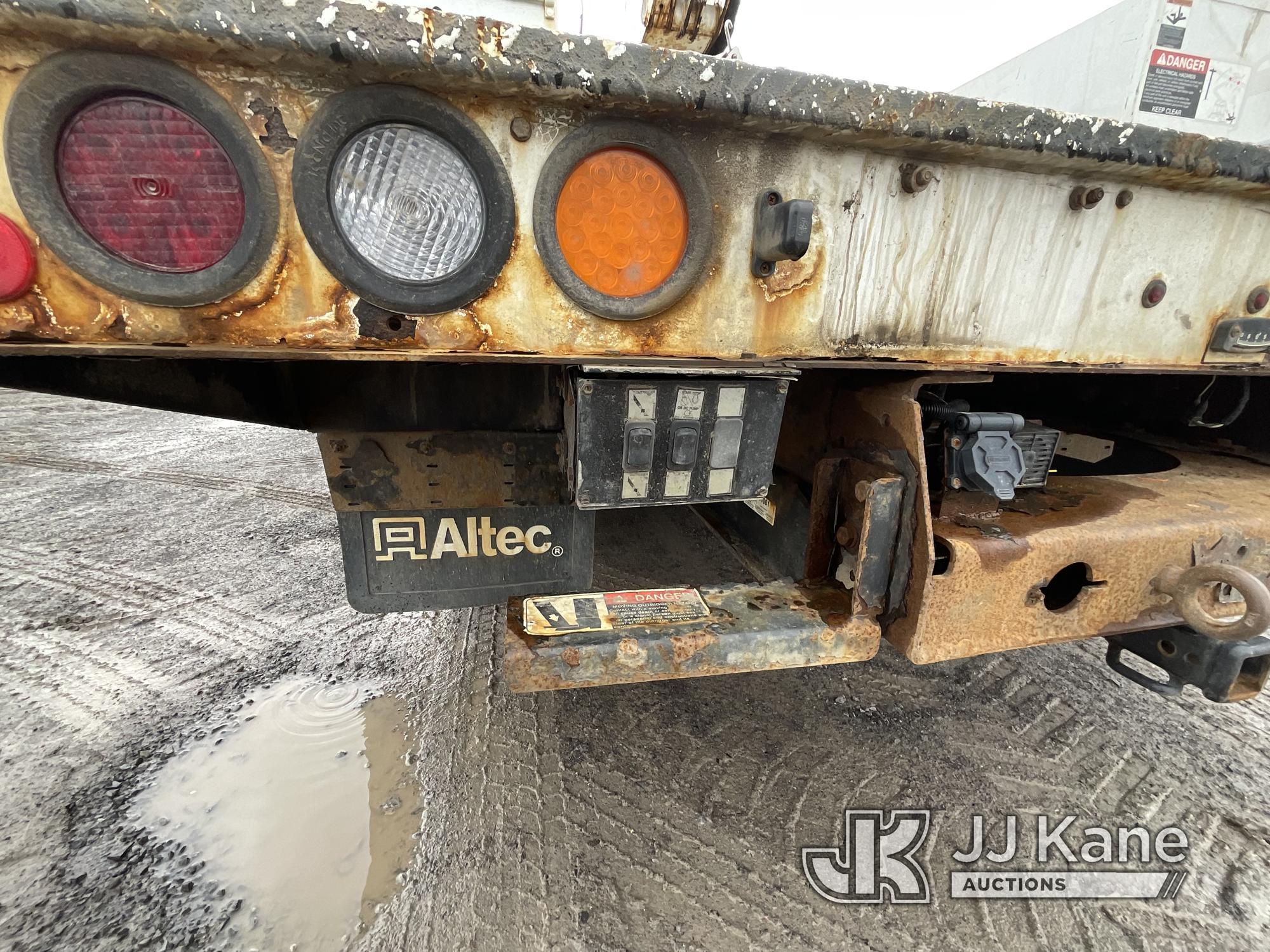 (Rome, NY) Altec AT41M, Articulating & Telescopic Material Handling Bucket Truck mounted behind cab