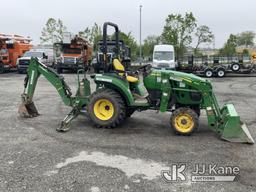 (Plymouth Meeting, PA) 2020 John Deere 2032R 4x4 Tractor Loader Backhoe Runs,Moves & Operates