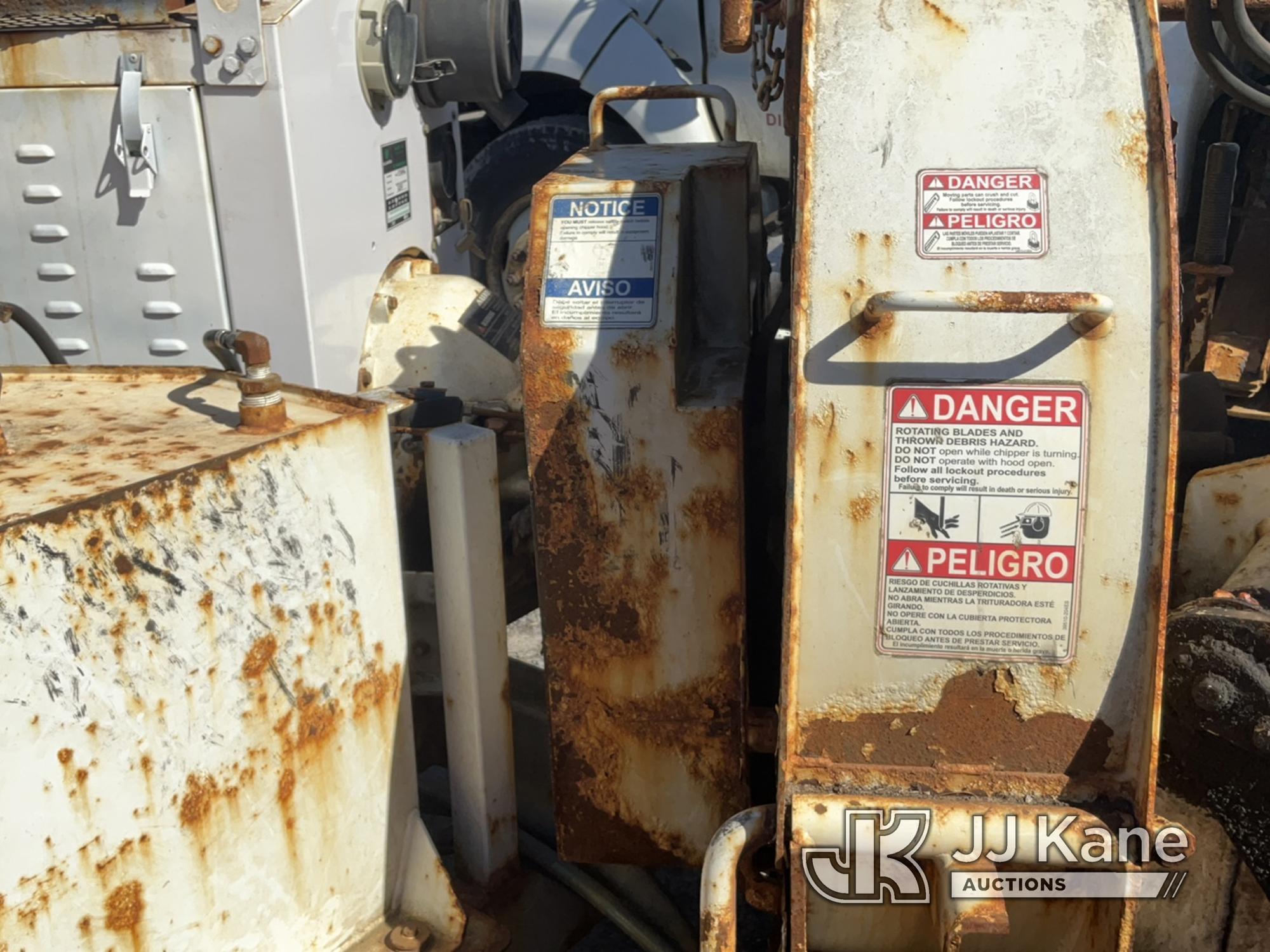 (Rome, NY) 2016 Morbark Beever M12D Chipper (12in Disc) No Title) (Bad Engine, Not Running, Conditio