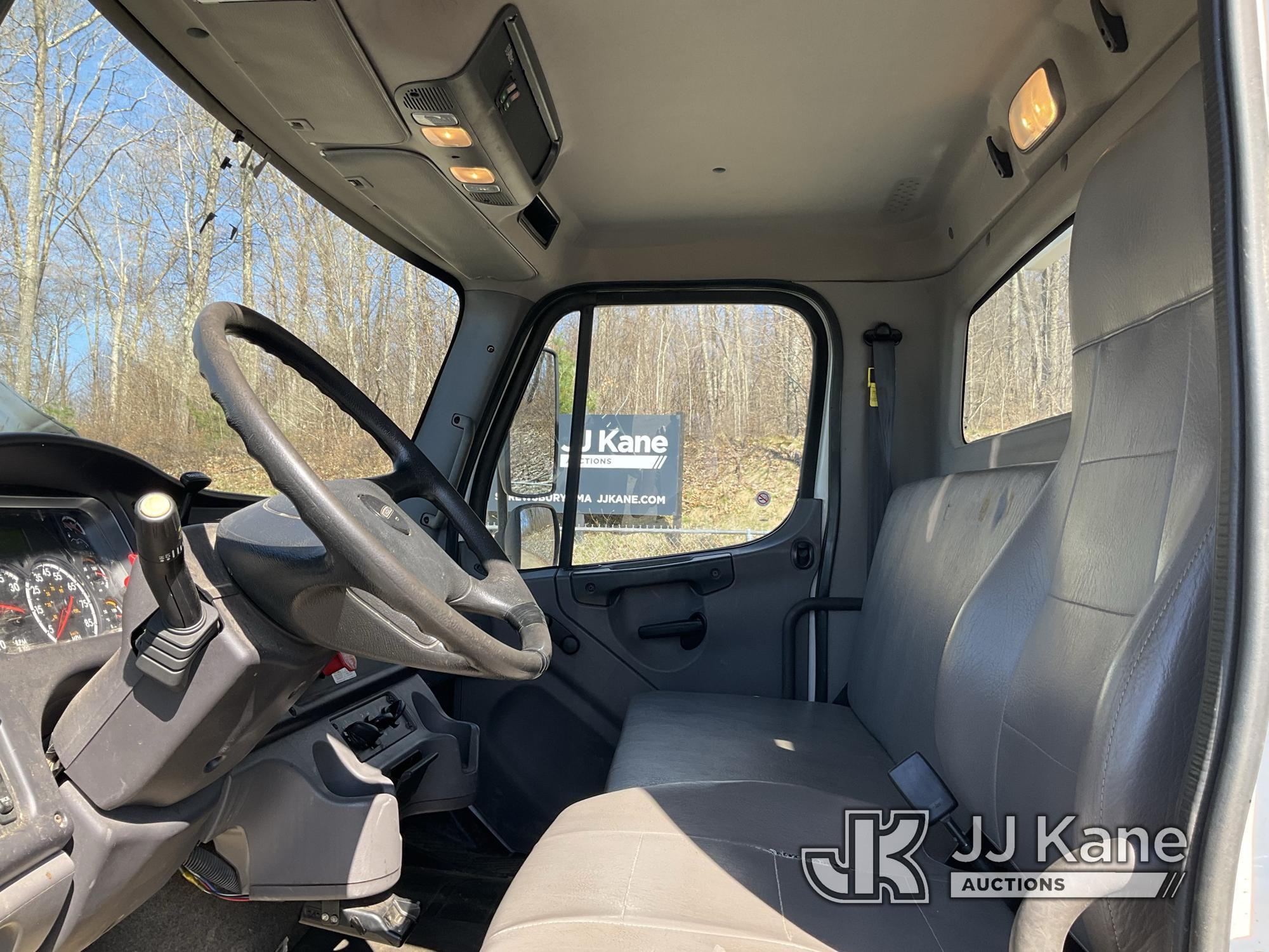 (Shrewsbury, MA) Altec DC47-TR, Digger Derrick rear mounted on 2017 Freightliner M2 106 Flatbed/Util