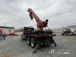 (Rensselaer, NY) Altec D845-BR, Digger Derrick rear mounted on 2000 Volvo WG 6x4 Flatbed/Utility Tru