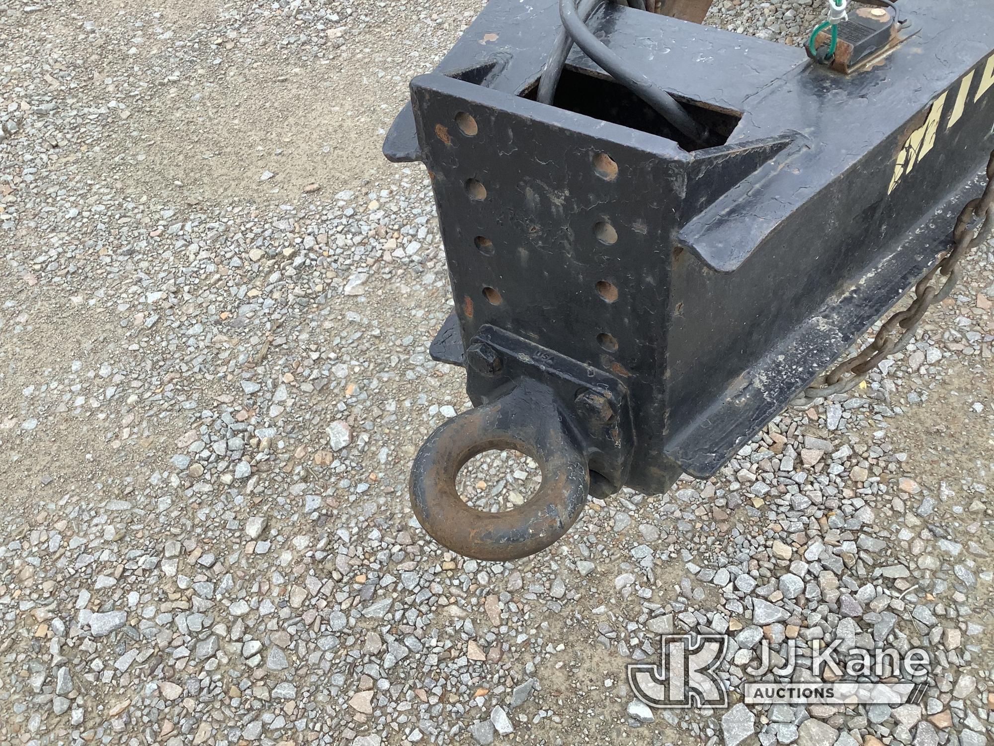 (Smock, PA) 2008 Millennium 0D25PG T/A Tagalong Flatbed Equipment Trailer Rust Damage, Seller States