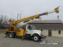 (Fort Wayne, IN) Terex/Telelect Commander 4047, Digger Derrick rear mounted on 2005 International 73