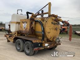 (Charlotte, MI) 2001 Vermeer Corporation E900 Vacuum Excavation Unit Runs, Jump To Start, Tongue Jac