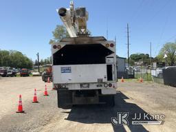 (Charlotte, MI) Altec LR756, Over-Center Bucket Truck mounted behind cab on 2013 Ford F750 Chipper D