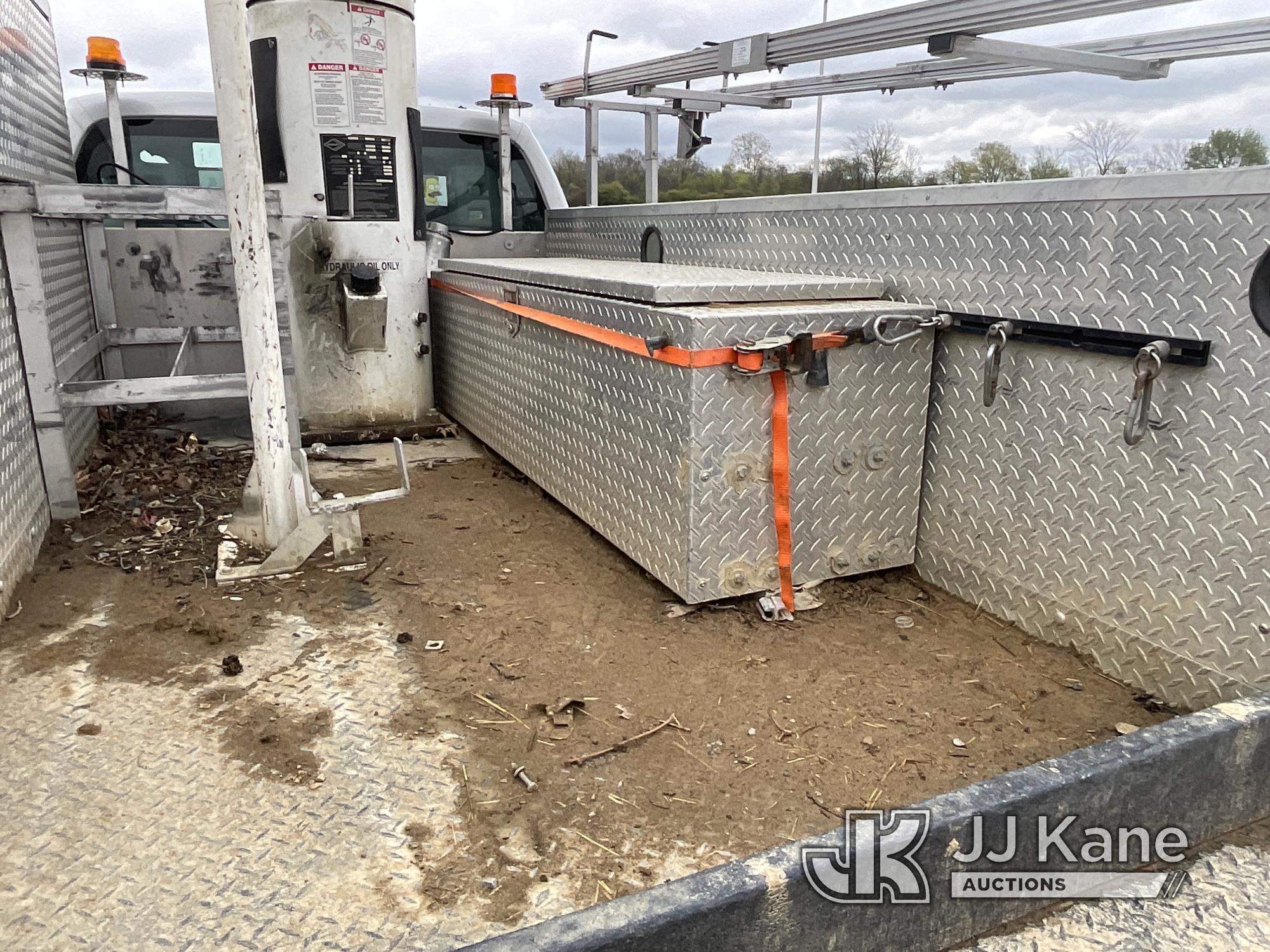 (Marysville, OH) Versalift SST37EHI, Articulating & Telescopic Bucket Truck mounted behind cab on 20