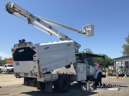 (Charlotte, MI) Altec LR756, Over-Center Bucket Truck mounted behind cab on 2013 Ford F750 Chipper D