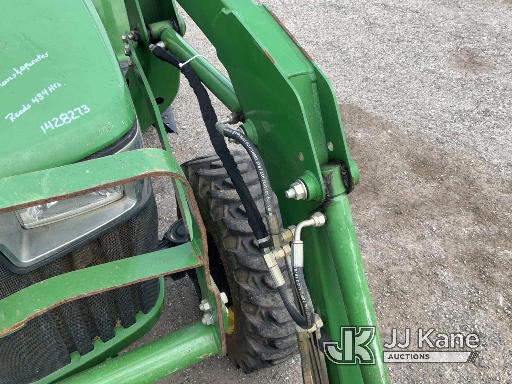 (Plymouth Meeting, PA) 2020 John Deere 3032E 4X4 Mini Utility Tractor Loader Backhoe Runs, Moves & O