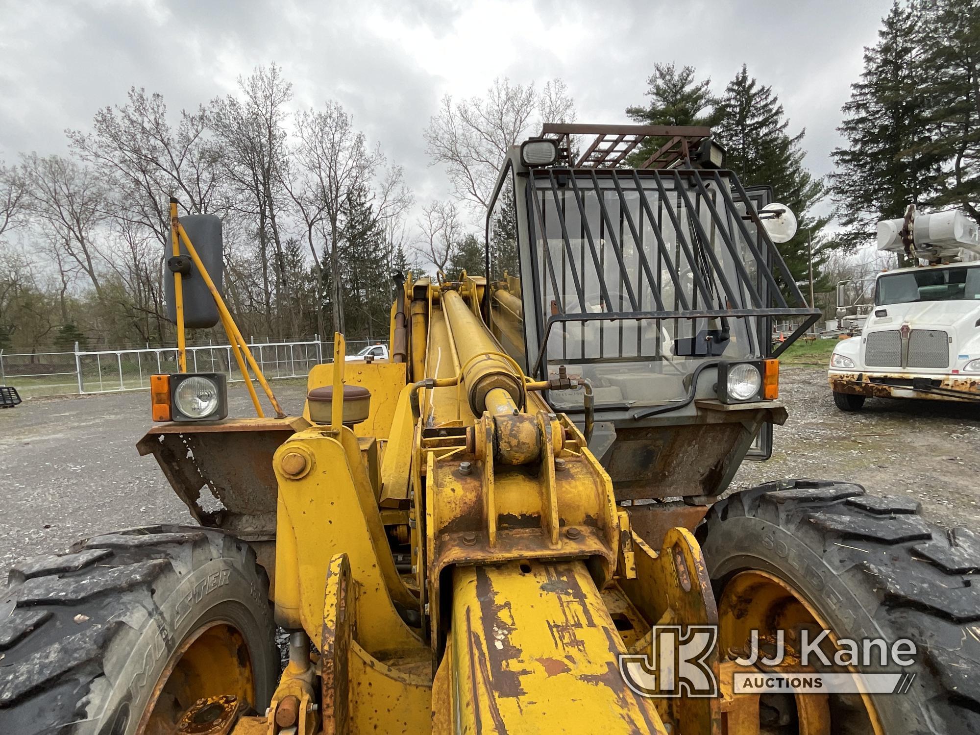 (Victor, NY) JCB 508-40 Rough Terrain Hydraulic Telescopic Forklift Runs, Moves & Operates) (Rust Da