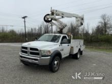 (Fort Wayne, IN) Altec AT37G, Articulating & Telescopic Bucket Truck mounted behind cab on 2016 RAM
