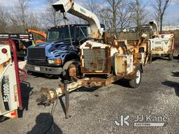 (Ashland, OH) 2016 Morbark M12D Chipper (12in Drum), trailer mtd. NO TITLE) (Runs & Operates) (Selle