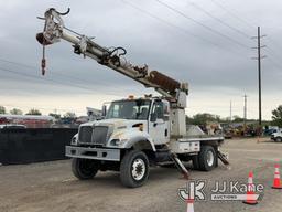 (Charlotte, MI) Altec D842-ATR, Digger Derrick center mounted on 2003 International 7300 4x4 Utility