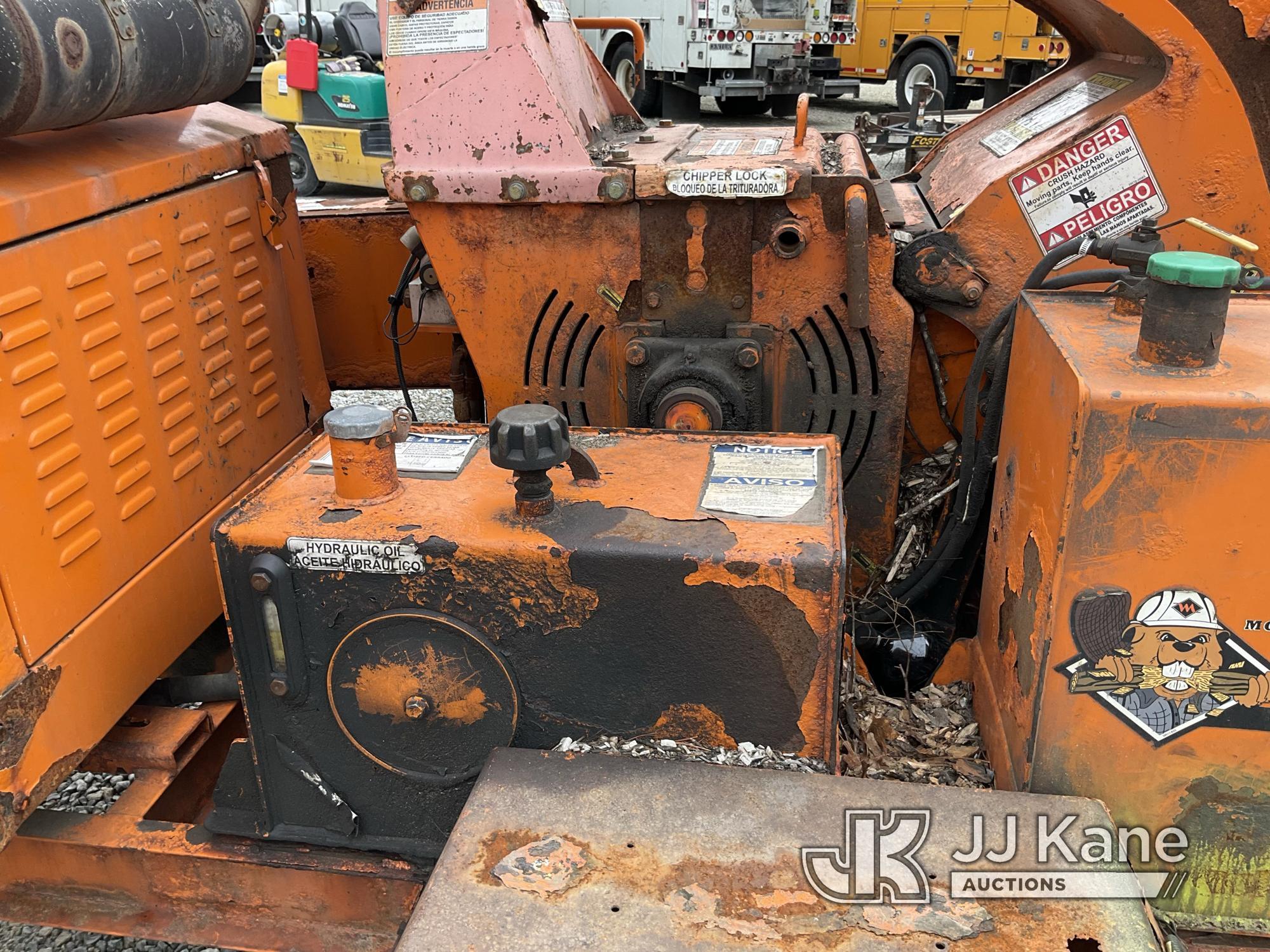 (Shrewsbury, MA) 2016 Morbark M12R Chipper (12in Drum) Runs, Operating Condition Unknown, Body & Rus