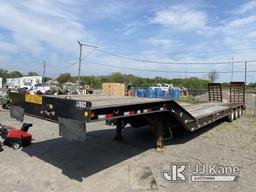 (Plymouth Meeting, PA) 2016 Pitts LB52-33CS Drop Deck Semi Trailer Body & Rust Damage, Missing Foot