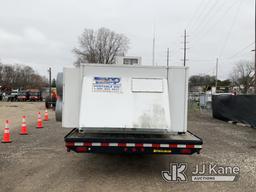 (Charlotte, MI) 2008 Pequea 1018SST 5-ton T/A Tagalong Trailer Runs, Jump to Start, Tongue Jack Rust