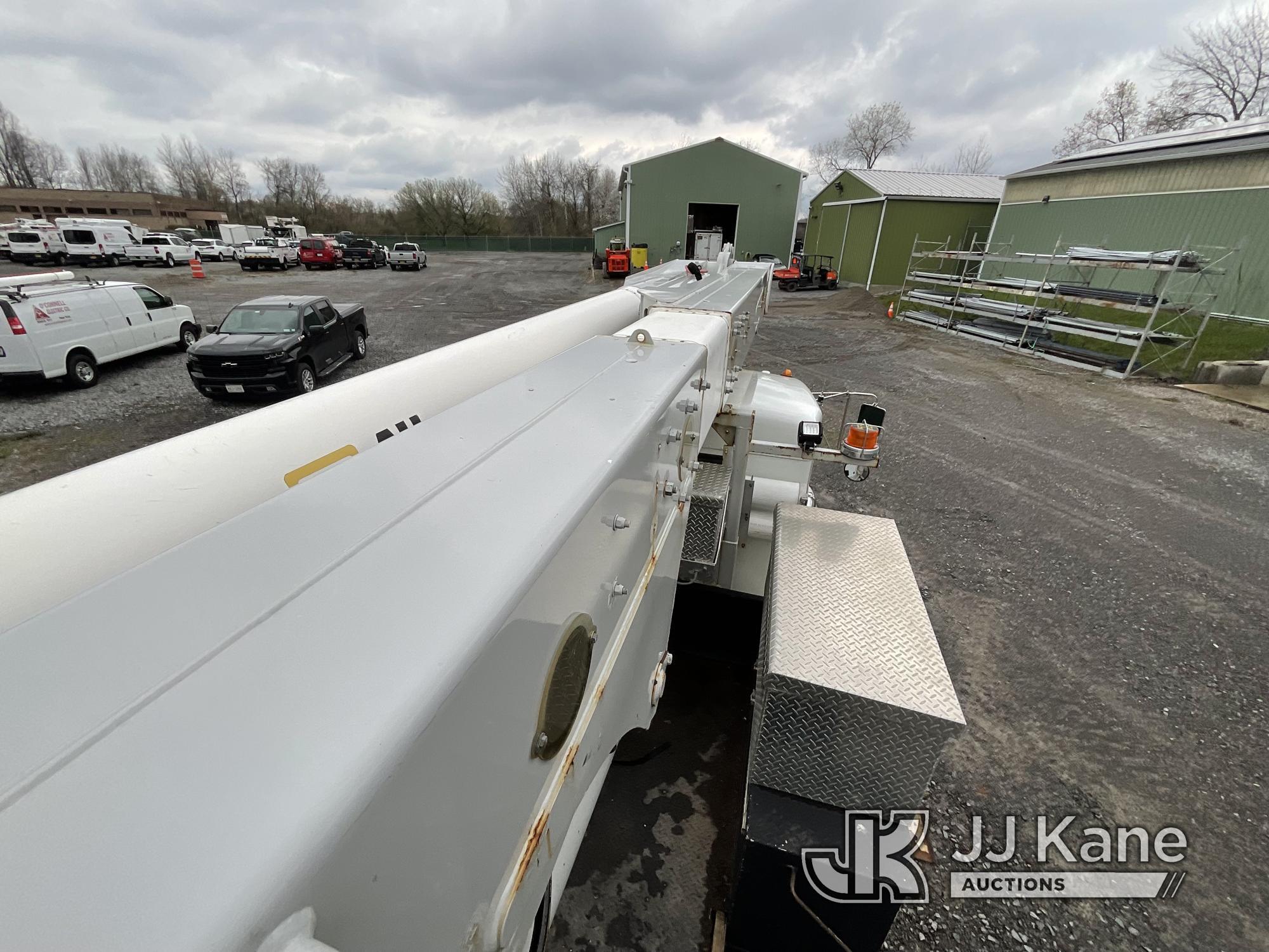 (Victor, NY) Altec AM55-E, Over-Center Material Handling Bucket Truck rear mounted on 2019 Kenworth