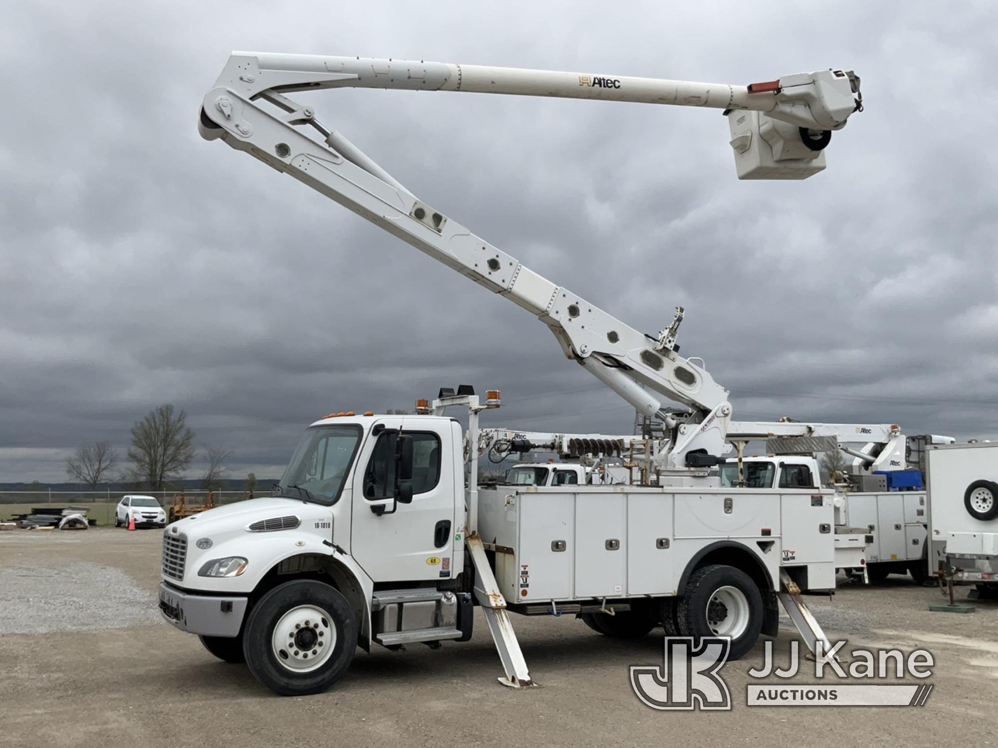 (Pataskala, OH) Altec AA55, Material Handling Bucket Truck rear mounted on 2019 Freightliner M2 Util