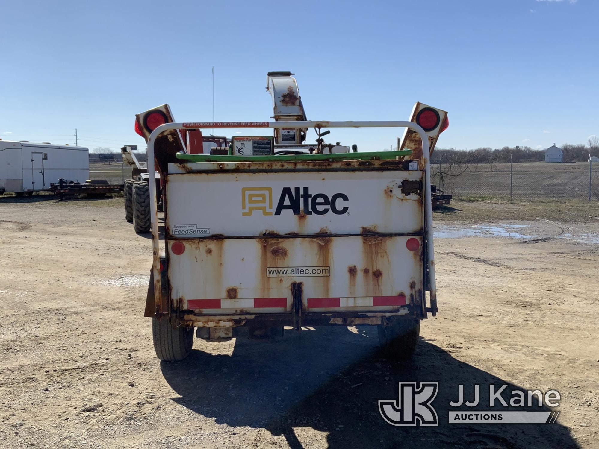 (Charlotte, MI) 2016 Altec DRM12 Chipper (12in Drum) Runs, Engine Noise, Jump to Start, No Key, Sell