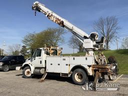 (Miamisburg, OH) Altec DM47-TR, Digger Derrick rear mounted on 2009 International 4300 Utility Truck