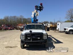 (Charlotte, MI) HiRanger LT38, Articulating & Telescopic Bucket Truck mounted behind cab on 2015 For