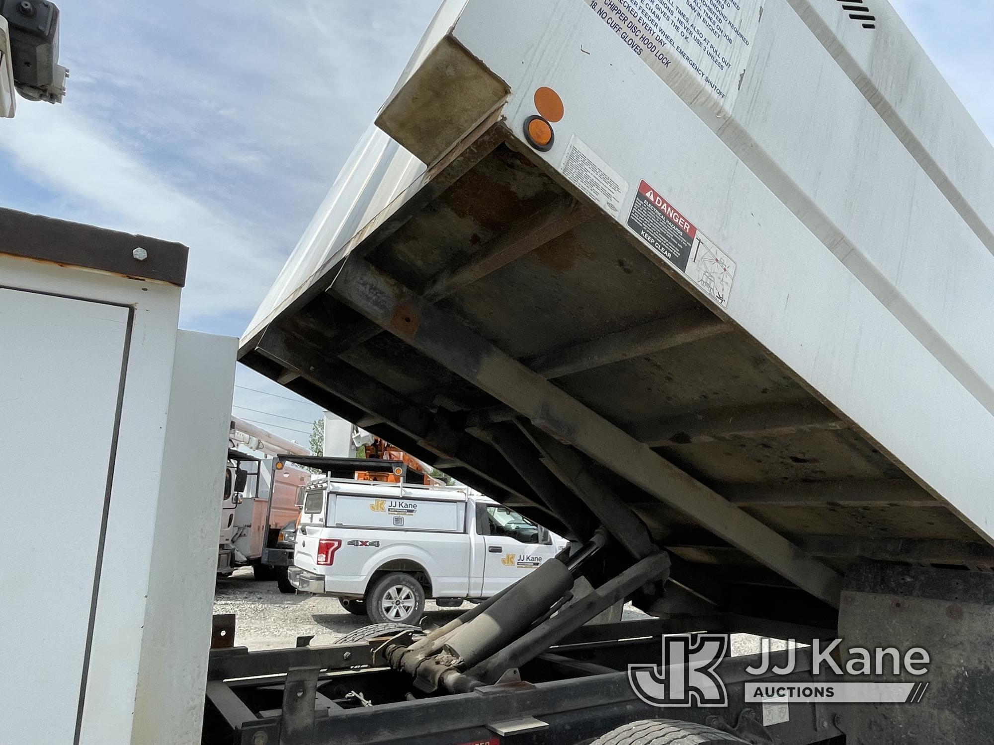 (Plymouth Meeting, PA) Altec LRV-56, Over-Center Bucket Truck mounted behind cab on 2012 Freightline