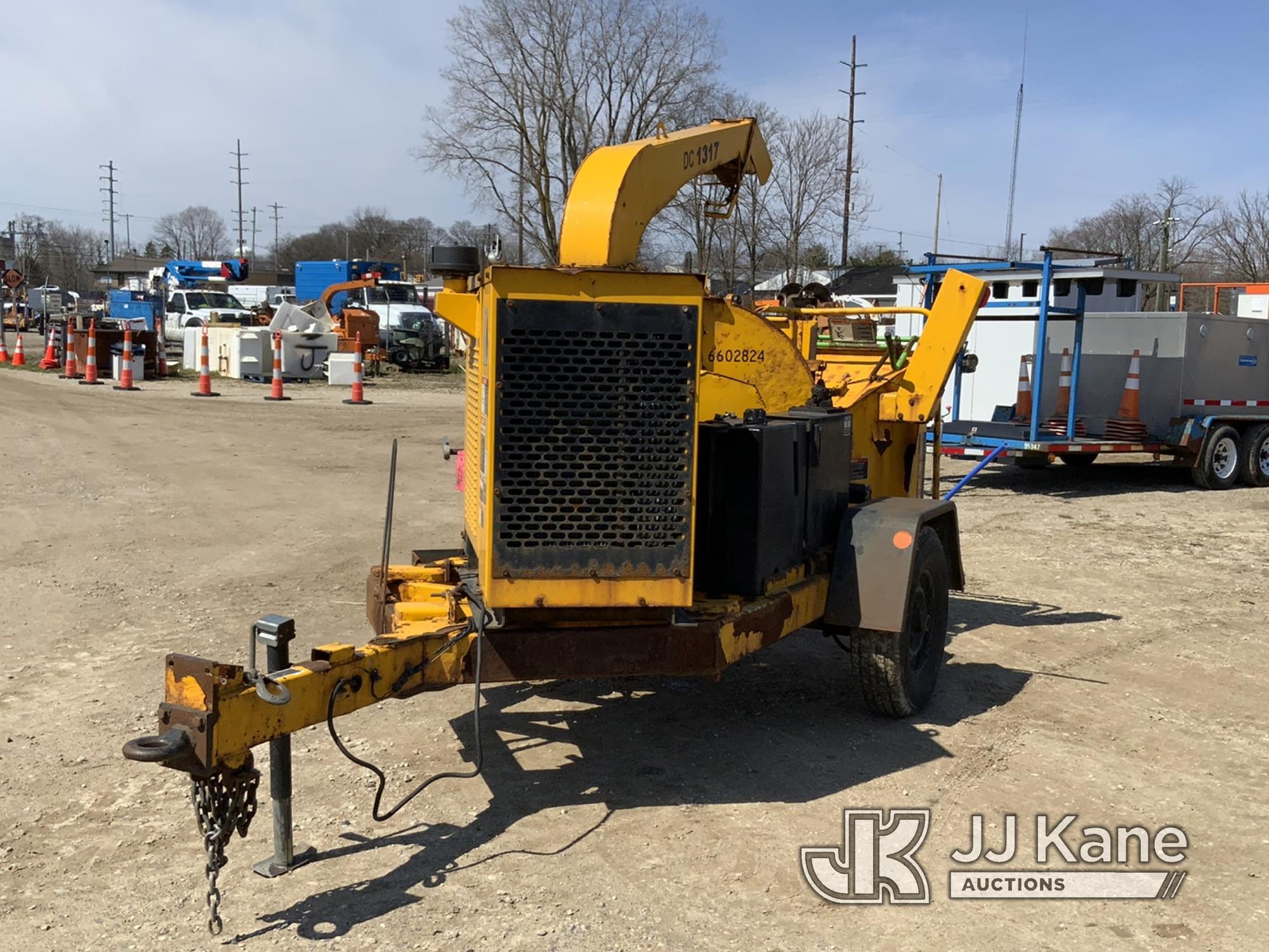 (Charlotte, MI) 2017 Altec DC1317 Chipper (13in Disc), trailer mtd (No Title) (Has Power, No Crank,