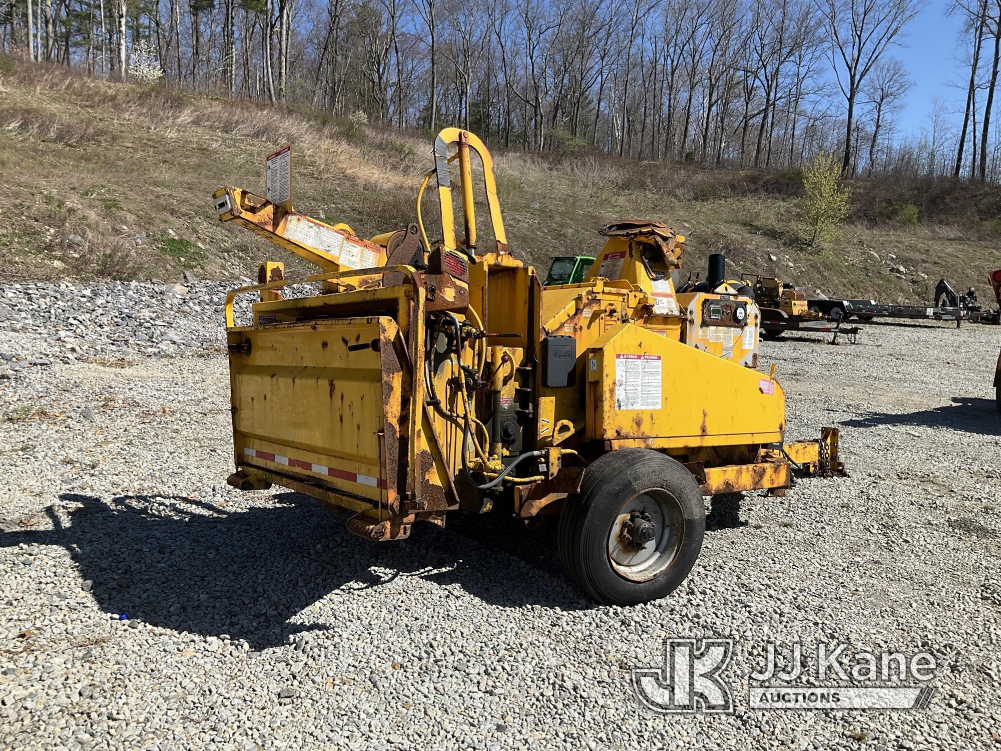 (Shrewsbury, MA) 2014 Bandit 1590XP Chipper (15in Drum), trailer mtd No Title) (Not Running, Operati