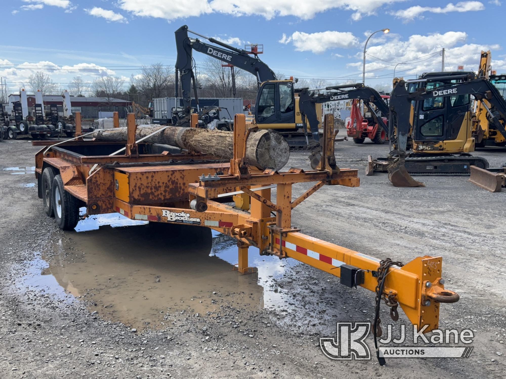 (Rome, NY) 2010 Brooks Brothers PT1227KXL Pole Trailer Body & Rust Damage, With Pole